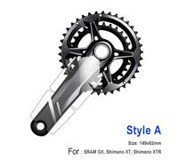 Violiica Anticollision For Bicycle Crank Stickers For Sram For Shimano Xtr Slx Gx Xt Xx1 Race Face And E*Thirteen Series 1 Set (3 Sheets)