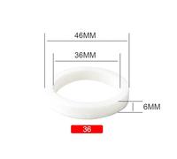 Violiica Bicycle Front Fork Sponge Ring Oil Foam Absorb Seal for Fox and Rockshox Forks, 30mm, 32mm, 34mm, 35mm, 36mm, 40mm, White, 2-Pack
