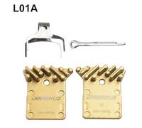 Violiica Bicycle Metal Disc Brake Pads for Shimano BR-R9170, R8070, R7070, RS505, SLX, XT M985, M8000, M666, M640, M8020, M9120, D03S, N03A, N04C, H03A, H03C Bike Parts - Gold