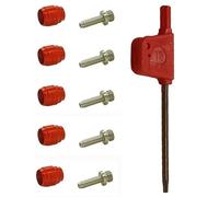 Violiica Brake Oil Needle Olive Head 5-Piece Set for SRAM - Stainless Steel & Aluminum Alloy, 5mm x 2mm (OD x ID), Includes T8 Wrench