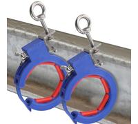 Violiica Bridge Pulley Cable Tray Roller Wire Guide and Wiring Installation, 25kg Load Capacity, Reinforced Nylon + for Stainless Steel, Dark Blue, 2-Pack