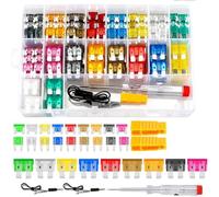 Violiica Car Fuse Assortment Kit 306Pcs with Circuit Tester, 2-35A Mini Medium Small Blade Fuses in Storage Box, Includes Fuse Puller