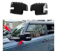 Violiica Carbon Fiber for Black Rearview Mirror Cover Decoration for Bronco 2024