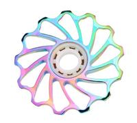 Violiica Cnc Road For Bike Rear Deraillr Guide Pulley With Porcelain Bearing 13T17T For 8/9/10/11Speed Transmission Lightweight 7075 Aluminum Alloy