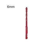 Violiica Cross Hex Drill Bit Set for Concrete, Porcelain Tile, Glass, and Metal, 3mm-12mm, 7-Piece Kit