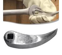 Violiica Crowbar Adapter Head Tool For 1/2 Inch Ratchet Wrench Adjustable Pry Bar with Unlimited Ratcheting Angles Heavy Duty Chrome Vanadium Steel For Demolition and Prying