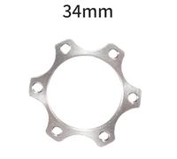 Violiica Disc Brake for ROTOR 160mm 6-Hole For Bike Hub Flange Adapter, Aluminum Alloy, for MTB and Road For Bikes, Silver