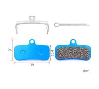 Violiica Disc Brake Pads For Shimano Saint M810 M820 And Zee M640 Semimetallic Material 39X24X4Mm Size 1 Pair