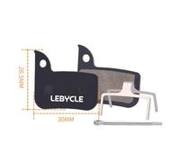 Violiica Disc Brake Pads for SRAM RED eTap, FORCE AXS HRD - Resin Semi-Metallic, Copper-Based Formula, Low Noise, Fast Break-In, for Road Bikes