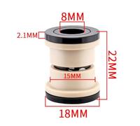 Violiica Du Bushing For Rear Shock Absorber 7075 Aluminum Alloy Shock Pivot Point 2268Mm Length For Mountain For Bike Frame Modification