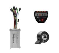 Violiica E-bike LED-G20 Instrument Panel & 15-26A Sine Wave Tri-Mode Controller Kit for 250W-750W Motors, For 24V/36V/48V Systems, Black/Silver