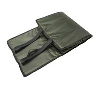 Violiica Foldable Fishing Unhooking Mat with Baiting Needles, Lightweight Carp Landing Pad Safe Fish Care, Portable Weighing Sling with Shoulder Strap Anglers, Green