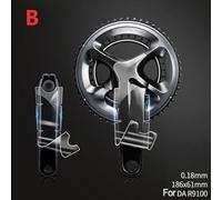 Violiica For Bicycle Crank Arm Protector Sticker Set Tph Film For Sram Red/Force And For Shimano Duraace/Ultegra/105/Tiagra Series Anticollision And Scratch Protection (3Pack)