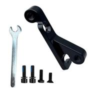 Violiica For Bicycle Disc Brake Adapter For Is To Flat Mount Conversion Cnc Machined Aluminum Alloy For Hope And Campagnolo Calipers 160Mm And 180Mm Rotor Sizes Black