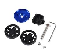 Violiica for Bike Computer Mount Adapter for Bryton for Cat Eye for iGPSPORT for Blackbird, 28.6mm Fork Stem Holder, Aluminum Alloy for Bicycle GPS Bracket, Black