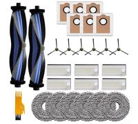 Violiica For Lefant For M3 Max Vacuum Cleaner Replacement Kit with 2 Main Brushes, 6 Filters, 6 Dust Bags, 6 Mop Cloths and 6 Side Brushes for Efficient Home Floor Cleaning