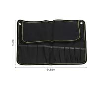 Violiica for Motorcycle Tool Bag, Large Capacityened 600D Oxford Cloth with 10 Pockets, Portable Multi-Functional Tool Roll Electricians, Plumbers, Carpenters and Mechanics