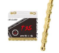 Violiica Gold For Bicycle Chain for 6 7 8 9 10 11 12 Speed Road Mountain Bike, High Strength Carbon Steel with Triple-Layer Vacuum Gold Plating, Anti-Rust Wear Resistant Chain