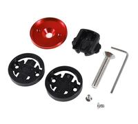 Violiica GPS For Bike Computer Mount for Garmin Edge, Bryton, Cat Eye - for 28.6mm Fork Tube - Aluminum & Plastic Adapter Set