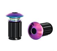 Violiica Handlebar End Covers for Bikes Aluminum Alloy Bar Grips Lightweight Easy to Install For Mountain Road Folding Fixie Bicycles (Shining color)