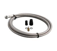 Violiica Hydraulic Disc Brake Hose 2m with Olive Insert and Banjo Bolt for Road Bike Stainless Steel Braided with Protective Plastic Covering