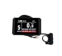 Violiica KT-LCD8H 72V Ebike Display Panel, 5-Pin SM Connector LCD Instrument for KT Electric Bicycle, Black