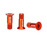 Violiica M5 Rear Deraillr Guide Wheel Screw For Shimano And Sram Aluminum Alloy Tension Wheel Bolt Black/Red/Orange/Purple 2Pack