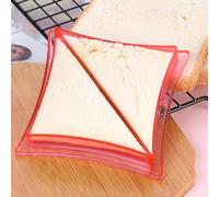 Violiica Plastic Sandwich Mold and Cutter for Kids DIY Bread Toast Cookies Cake Food Making