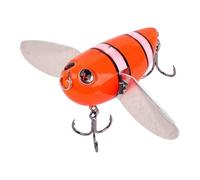 Violiica Popper Insect Style Fishing Lure With Barbed Anchor Hook And Biomimetic Struggling Simulation For Freshwater Fish(5#)