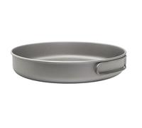 Violiica Pure Titanium Ultralight Frypan Pot for Camping and Hiking, 207mm Diameter, 36mm Height, 114g/148g Weight, with or without Handle Option