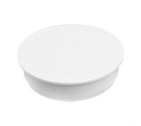 Violiica PVC Pipe Cap Internal Blocking Cover for Drain Sewer Pipe Protection 50-160mm Thickened Insert Cement Blocker Water Stop Connector White(50mm)