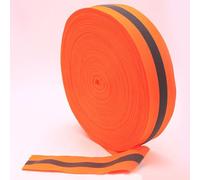 Violiica Reflective Athletics Track Tape 3.3ft Polyester Webbing Beach Volleyball Finish Line Running Track Marking for Orange Green White