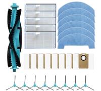 Violiica Robot Vacuum Replacement Parts For Ultenic For T20 Pro For T10 Lite For Honor S3 S3 for Plus R3 R3 Plus, Set with Main Brush Filters Mop Cloths Dust Bags Side Brushes(B)