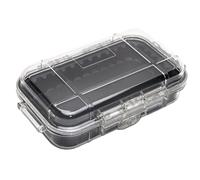 Violiica Shockproof Survival Case with for Auto Pressure Valve, Hard ABS Storage Box for Camping Hiking, Transparent Protective Container for Small Electronics and Tools, Size for M