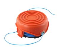 Violiica Spool Cap and Line for Flymo GL650 GL660 GL670 GL315 GL655 GL656, Replacement Head Cover with for Pre-Wound Line, Plastic Grass Cutter Accessory