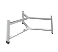 Violiica Stainless Steel Fire Pit Stand with Vent Holes, 15/19.5/27 Inch Three-Leg Furnace Stand for Outdoor Fire Bowl and Fireplace Accessories