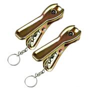 Violiica Steel Bicycle Pump Adapter for AV to Woods Valve Conversion - Gold, 5 cm, 30g, Pack of 2