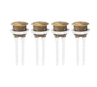 Violiica Toilet Flush Button,38mm ABS Toilet Buttons,Dual Push Button,Toilet Tank Button,Flush Mechanism for Toilet Cistern Replacement Parts(4 Pcs)