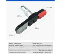 Violiica V Brake Pads Set Mountain Bicycle Steel Rim Compatible Brake Blocks With Triple Profile Design
