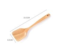 Violiica Wooden Kitchen Utensils Set with Spatula, Spoon and Colander for Cooking, Safe for Non-Stick Pans and Cast Iron