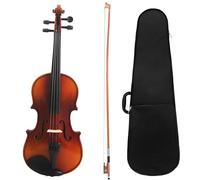 Violin 1/4 Violin Matte Solid Wood Natural Acoustic Violin Maple Fiddle Suitable For Music Enthusiast(Violin)