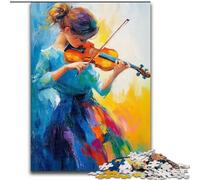 Violin 1000 Pieces Jigsaw Puzzles For Teens And Adults, Challenging Game for Is Ideal As A Gift for The Whole Family (26x38cm)