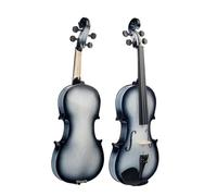 Violin 3/4 Violin SET Acoustic Violino With Brazilwood Bow Case For Practice Learner Basswood White-Black
