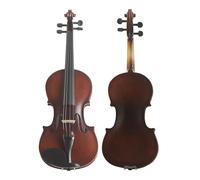 Violin 4/4 Acoustic Violin Maple Body Full Size Violin Fiddle With Case Bow Strings Shoulder Rest Tuner Cloth Accessories (Color : Set2)
