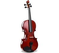 Violin 4/4 Full Size, Solid Wood Violin for Adults, Students, Hard Case, Bow, Rosin Included, Violin for Beginners, Advanced,1/8