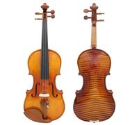 Violin 4/4 Full Size Violin Solid Wood Spruce Panel Acoustic Violin Fiddle With Case Bow Beginners Musical Instrument (Color : 4/4)