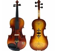 Violin 4/4 Handmade Violin Inlay Nice Shell And Draw Back Huge And Powerful Sound