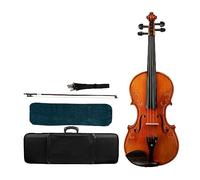 Violin 4/4 Open Tone Selected Spruce Wood Carved Flower Rich Tone Beautiful Craftmanship SET