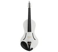 Violin 4/4 Size Acoustic Violin Carbon Fiber Powerful Fiddle Electric Violin Pickup Colorful (Color : White)