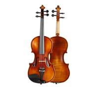 Violin 4/4 Solid Wood Handmade Violin Adult Practice Set With Box (Color : 1/2)